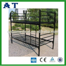 Dormitory iron double bed,Wooden iron beds,Wrought iron double bed